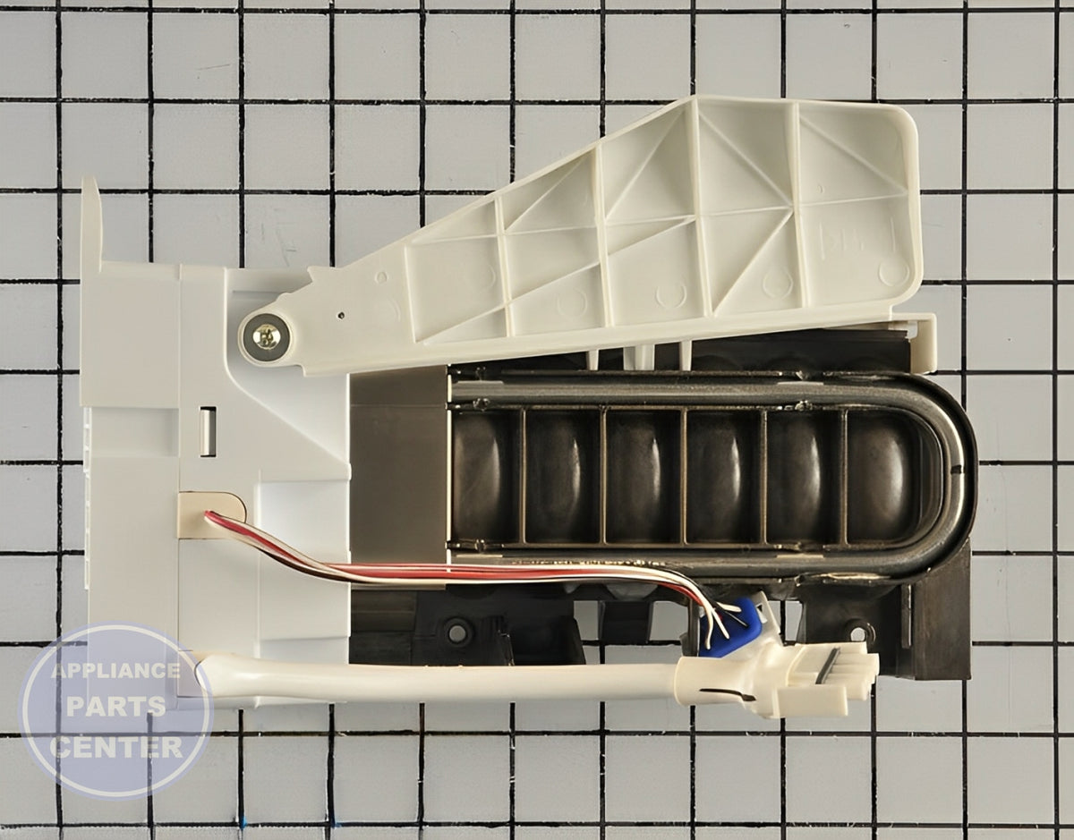 GE REFRIGERATOR ICEMAKER WR30X28682 - Side view with reliable specifications