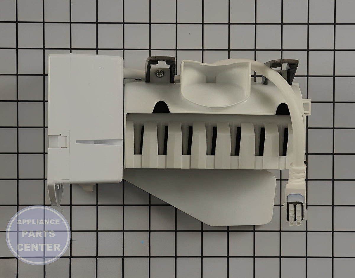 GE REFRIGERATOR ICEMAKER WR30X28693 - Installation in XYZ model showing easy mounting points