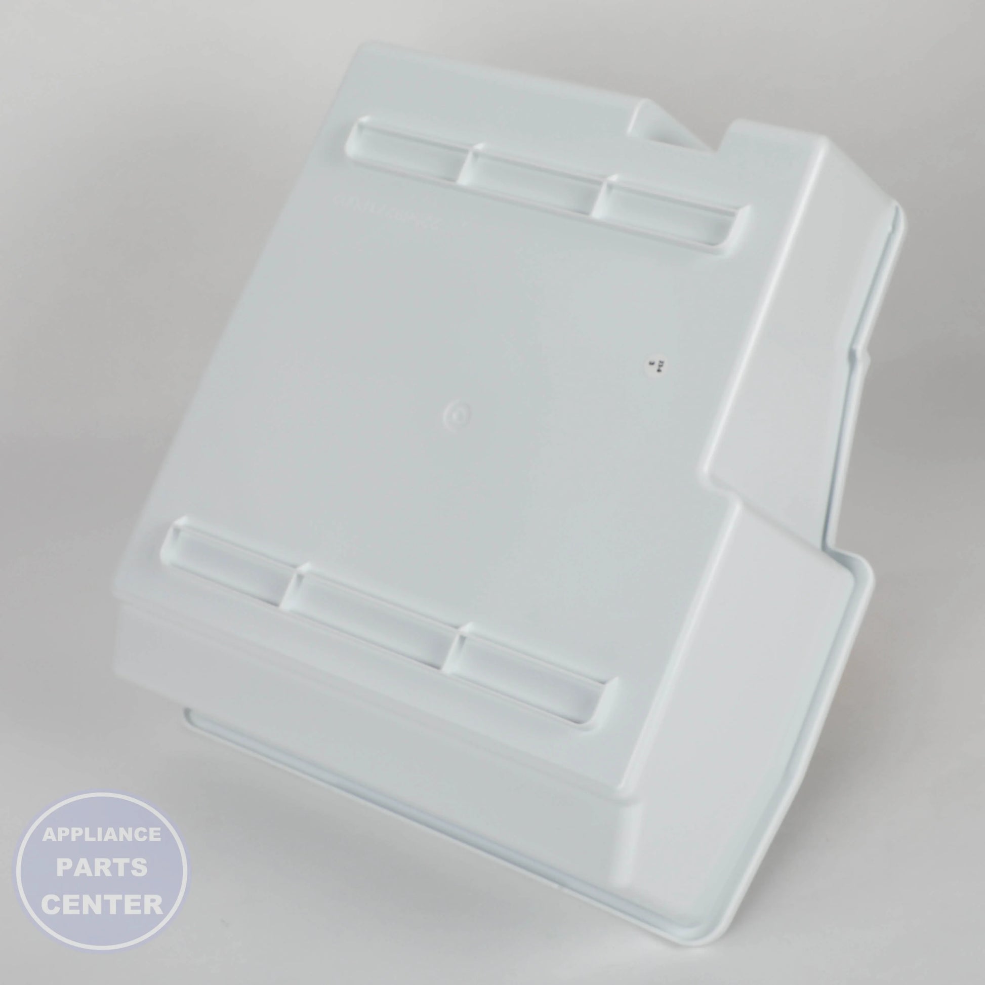 FREEZER ICE BUCKET WR30X29585 - Detailed view of efficient ice storage