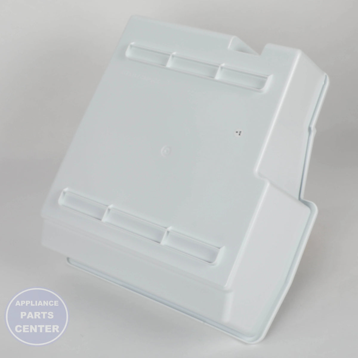 FREEZER ICE BUCKET WR30X29585 - Detailed view of efficient ice storage