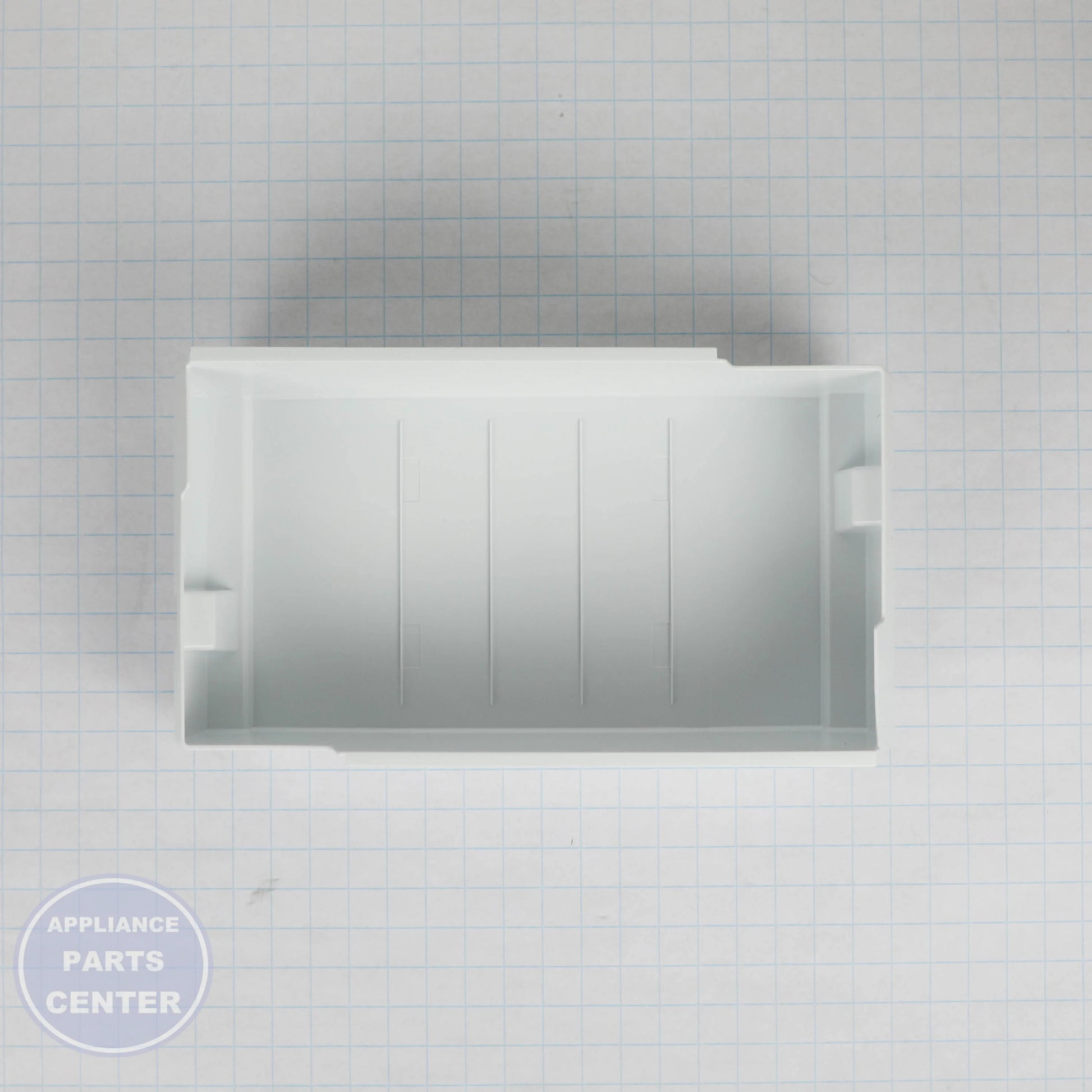 FREEZER ICE BUCKET WR30X30260 - Side view with 5 lbs ice capacity