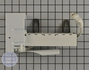 GE REFRIGERATOR ICEMAKER ASSEMBLY WR30X35285 - Main view showing efficient ice production for various specific models
