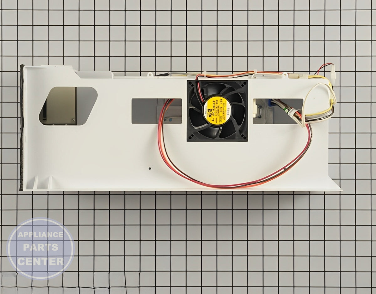 GE REFRIGERATOR AIR HANDLER ASSEMBLY WR31X10021 - Main view showing optimized airflow for GEN Refrigerator models