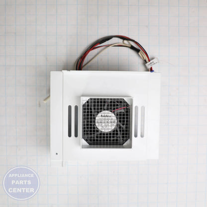 GEH QC HOUSING ASM KIT WR31X20917 - Installation in GEH Refrigerator showing key mounting points