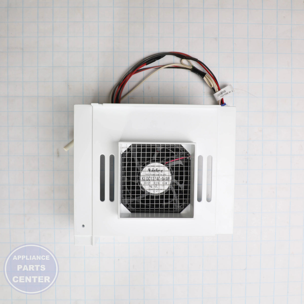 GEH QC HOUSING ASM KIT WR31X20917 - Installation in GEH Refrigerator showing key mounting points