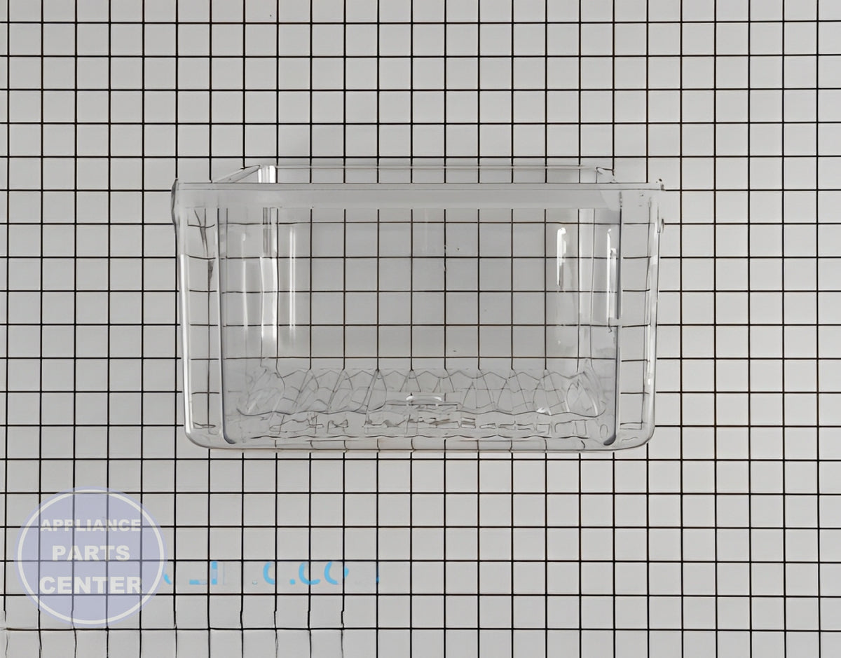 GE REFRIGERATOR LOWER TWIN VEGETABLE CRISPER PAN WR32X10340 - Detailed view of durable construction