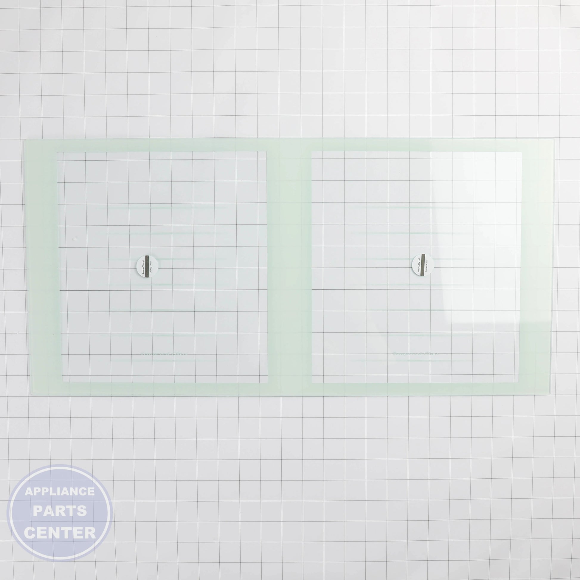 GEH GLASS SHELF WR32X10480 - Installation in specific GEH model showing easy mounting points