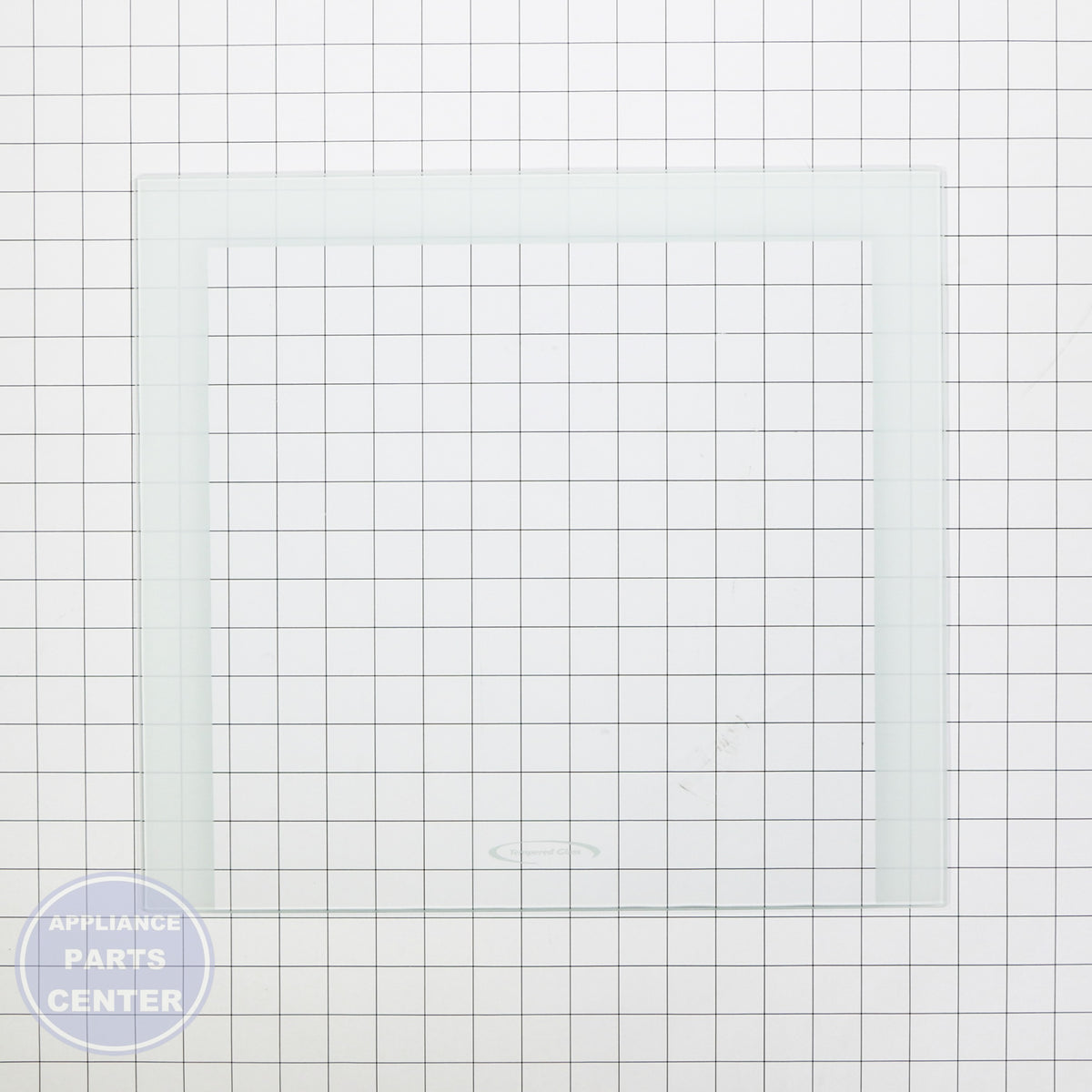 COVER PAN GLASS WR32X10594 - Detailed view of durable glass surface