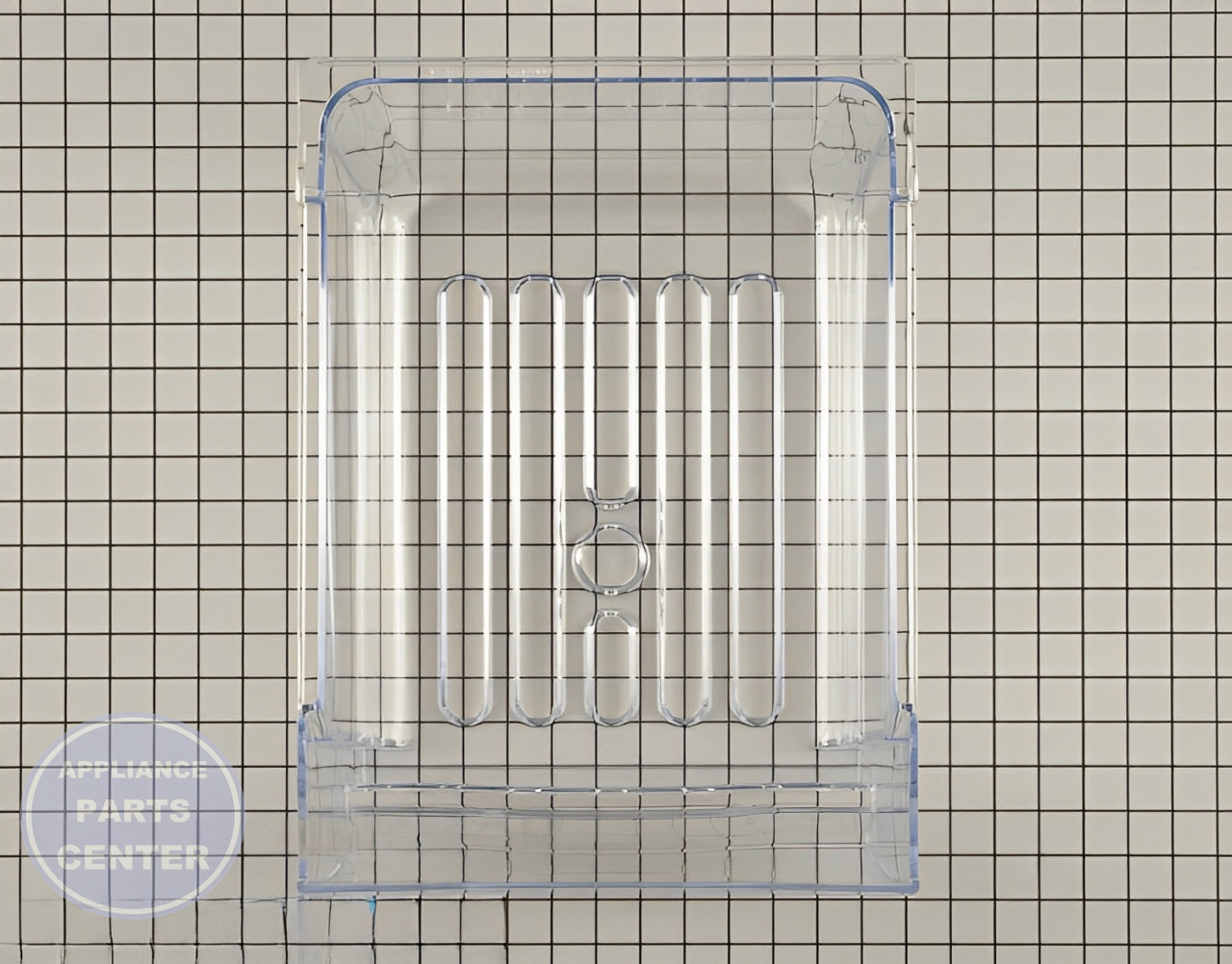 GE Refrigerator Vegetable Pan WR32X10697 - Main view showing spacious storage for GE models