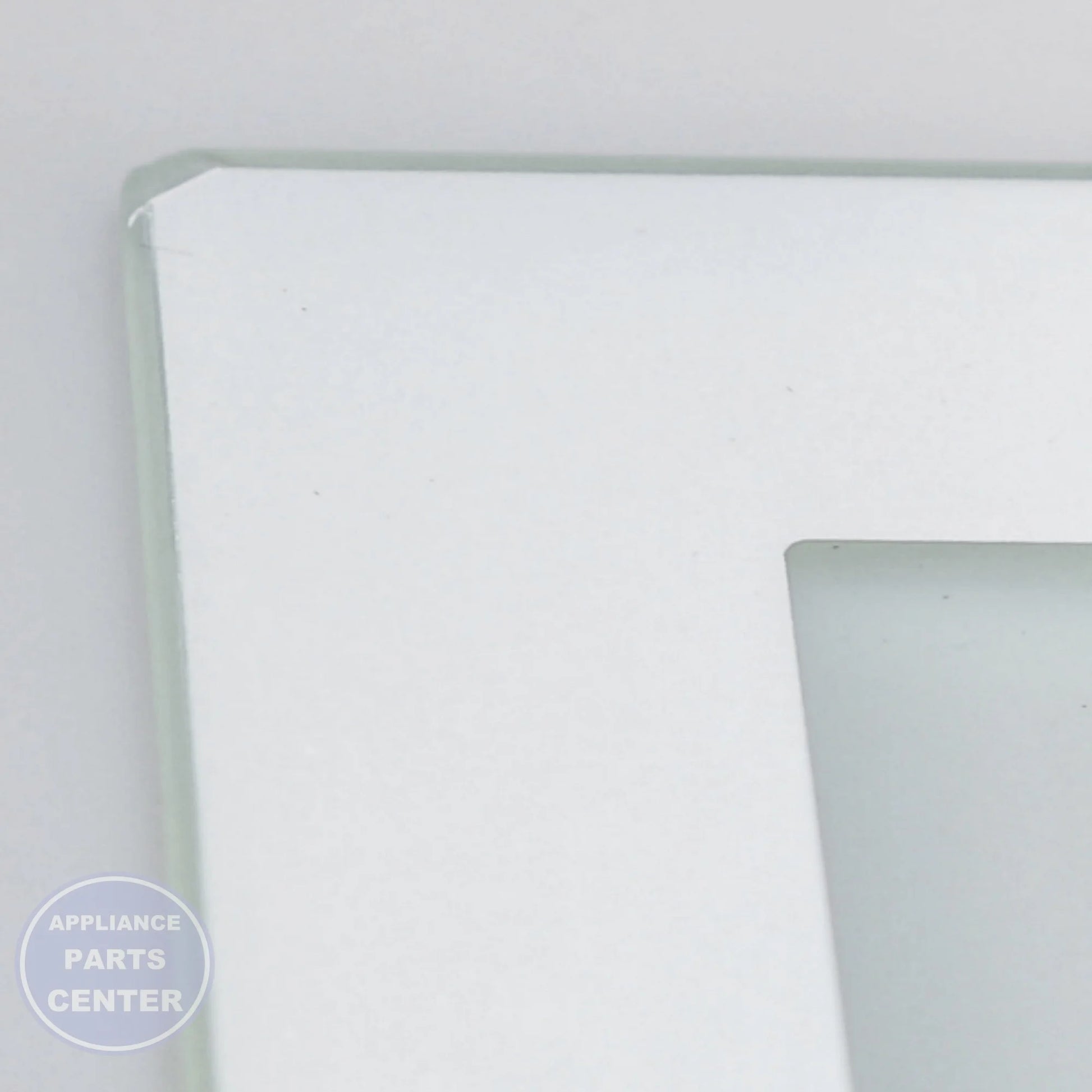 GLASS COVER VEG PAN WR32X10699 - Side view with exact measurements
