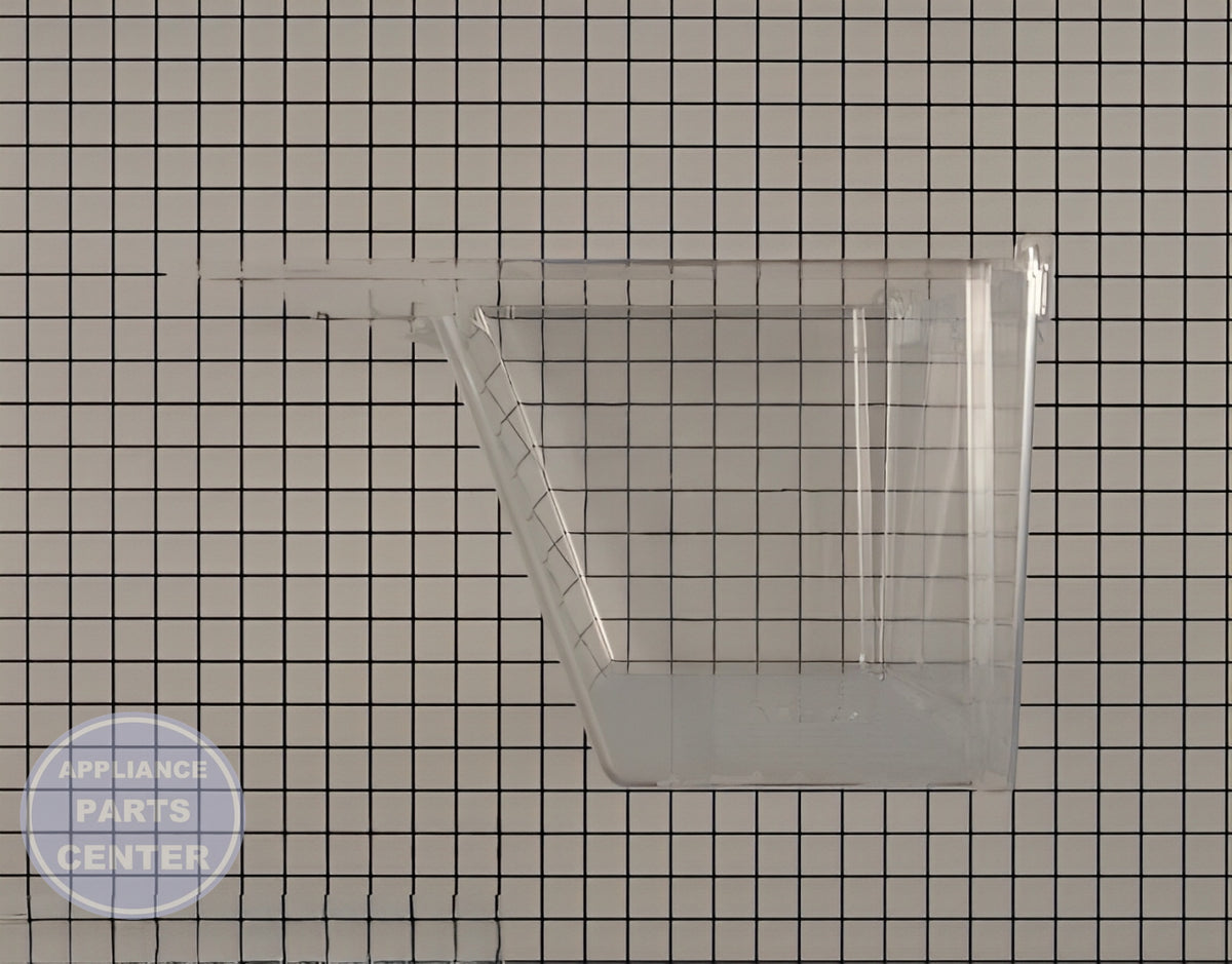 GE REFRIGERATOR CRISPER MEAT PAN WR32X10835 - Detailed view of sturdy construction