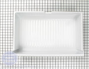 GE REFRIGERATOR VEGETABLE PAN WR32X1104 - Main view showing spacious capacity for GE models