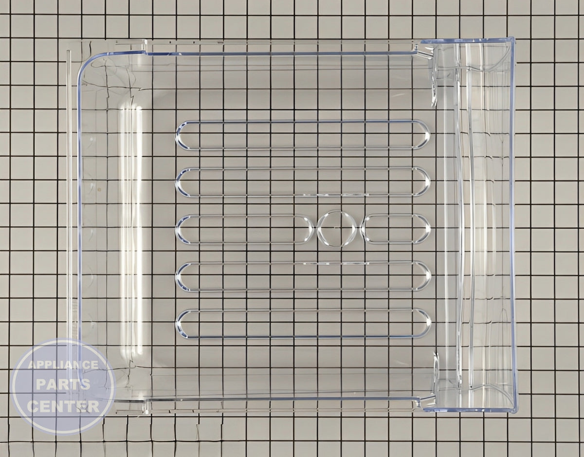 GE REFRIGERATOR VEGETABLE CRISPER PAN WR32X21098 - Main view showing spacious storage for various GE models