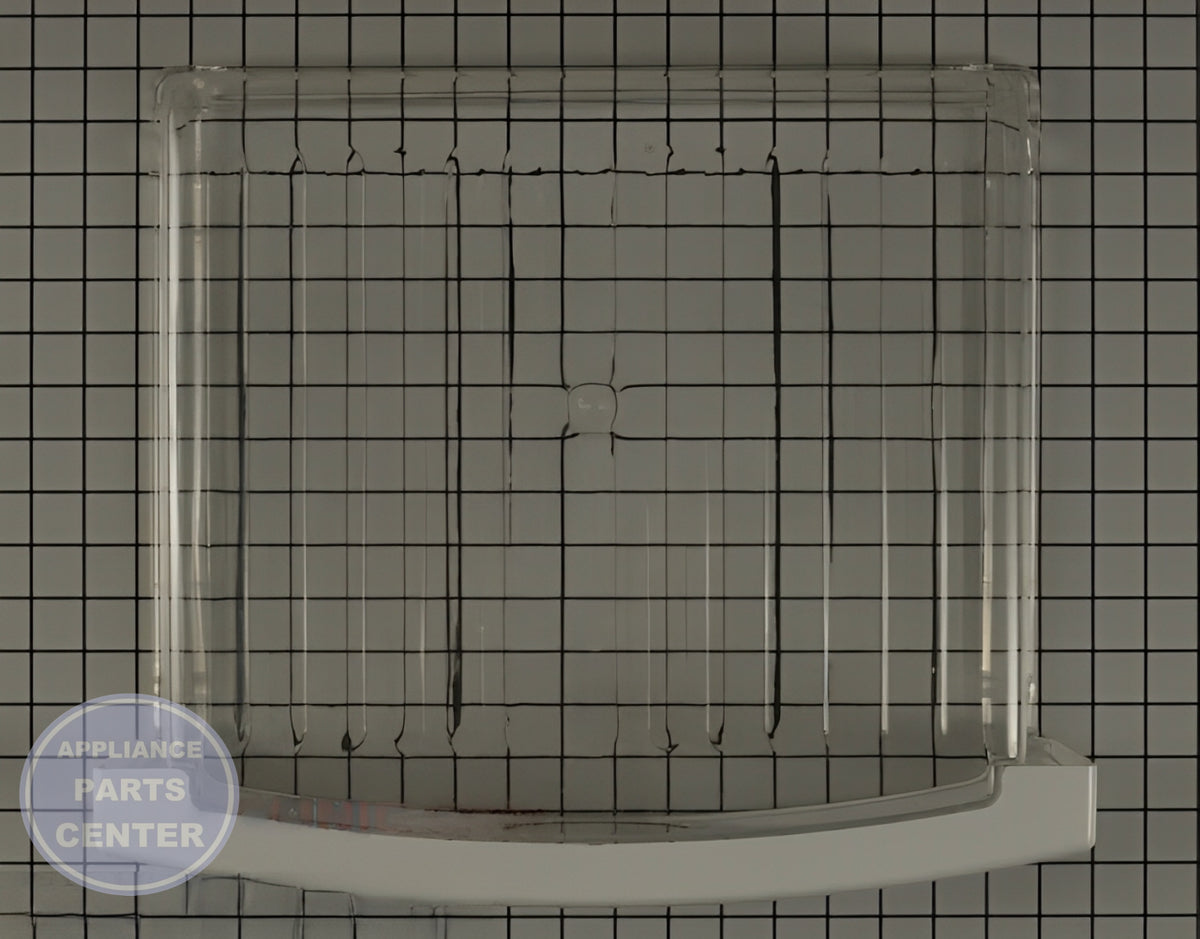 Snack Pan WR32X26217 - Side view with dimensions of 16.5" x 8.5"
