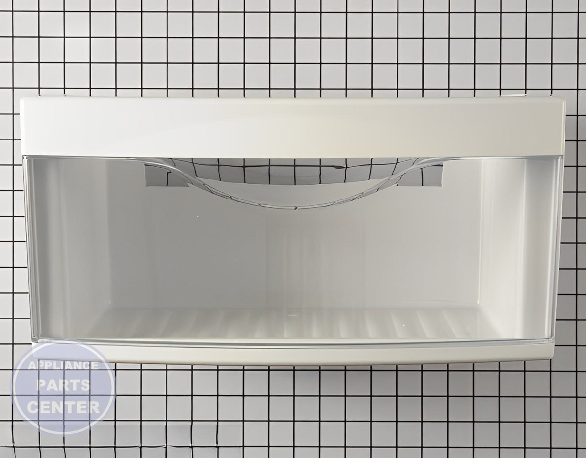 Drawer WR32X26238 - Side view with precise measurements for easy fitting