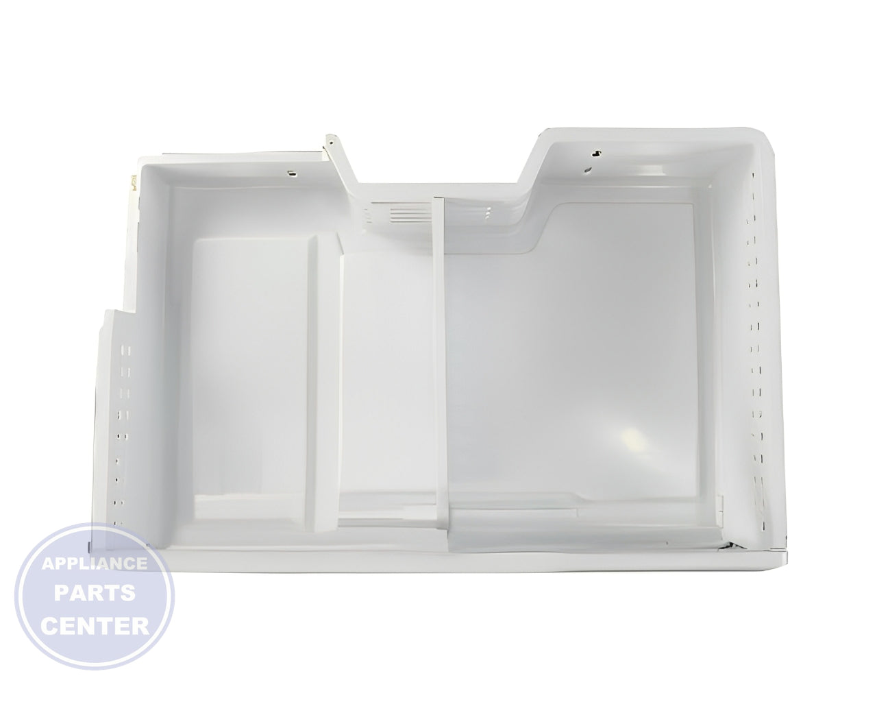 GE REFRIGERATOR FREEZER BIN WR32X26451 - Main view showing spacious storage for specific models