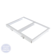 GEH 21 CRISPER COVER ASSEMBLY - 2015 - Main view showing ample storage for fruits and vegetables for GEH refrigerators