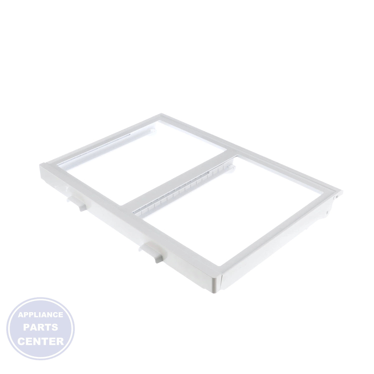 GEH 21 CRISPER COVER ASSEMBLY - 2015 - Main view showing ample storage for fruits and vegetables for GEH refrigerators