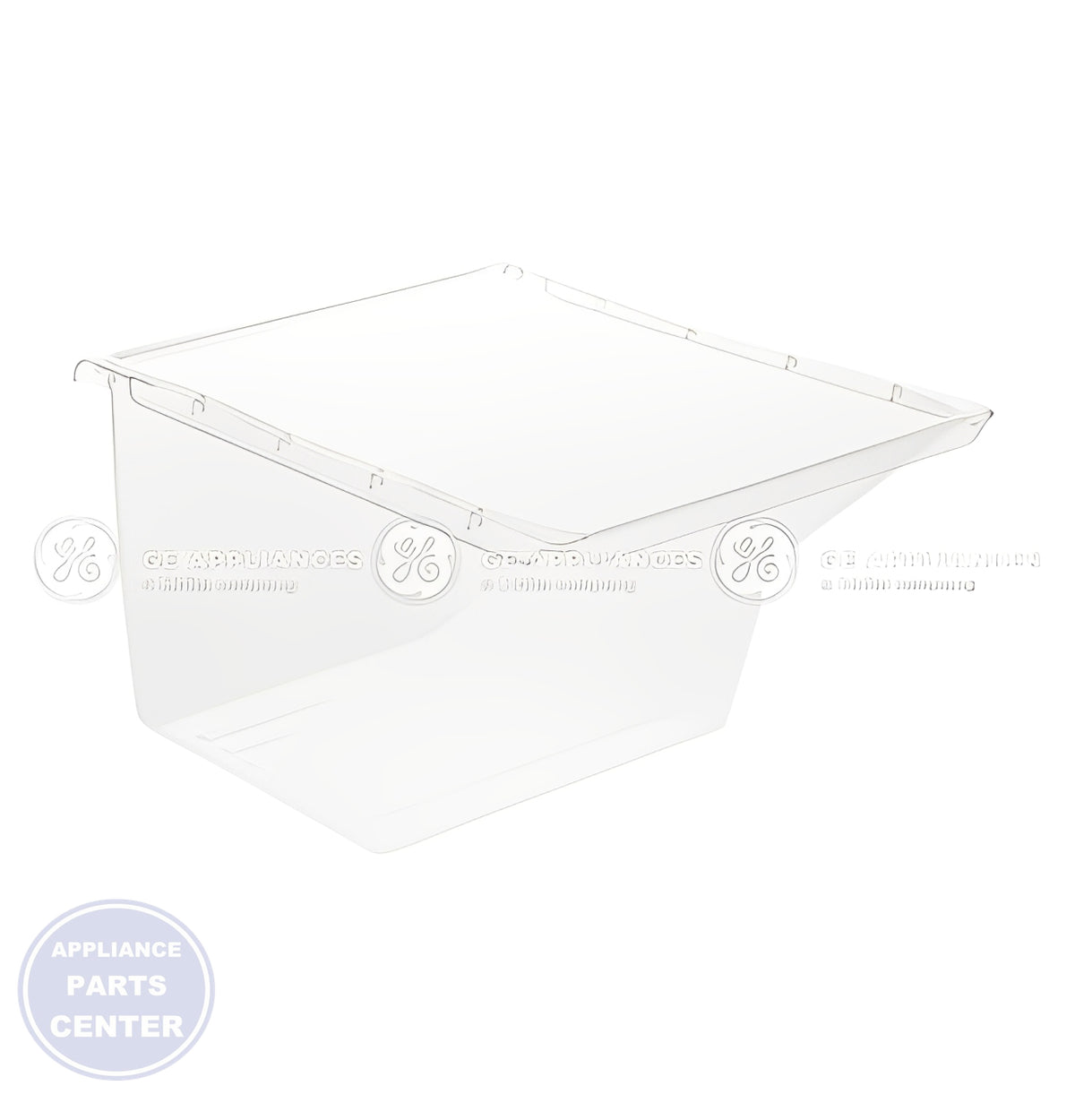 GE REFRIGERATOR VEGETABLE BIN WR32X28064 - Detailed view of durable construction