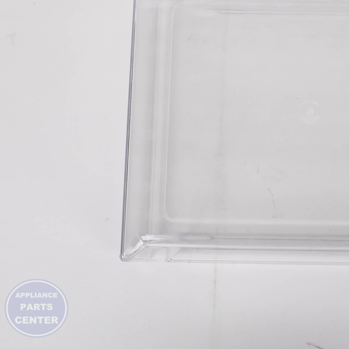 GEH REFRIGERATOR SNACK PAN WR32X28066 - Installation in GEH model highlighting mounting points
