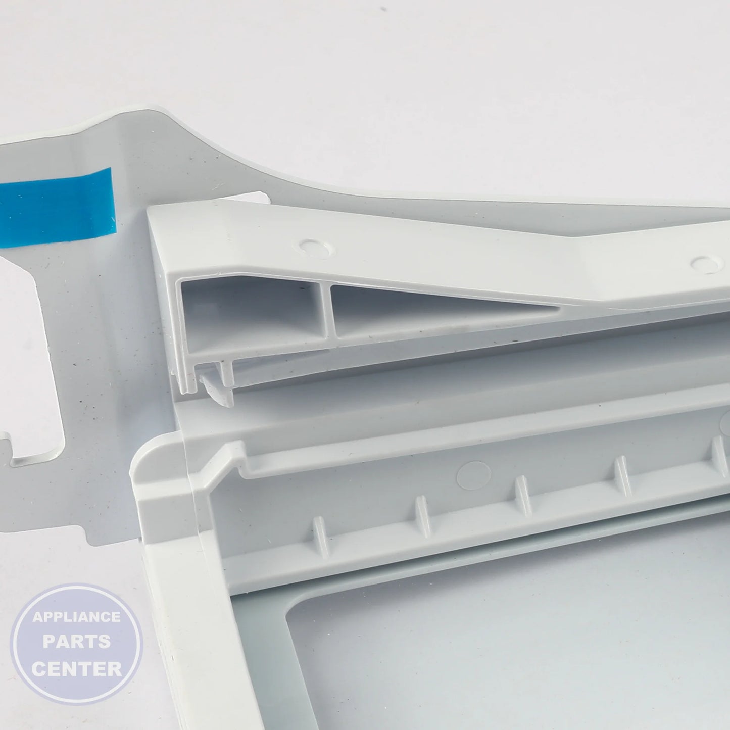 GEH QUICKSPACE SHELF - WHITE WR32X31963 - Installation in GEH model showing easy mounting points