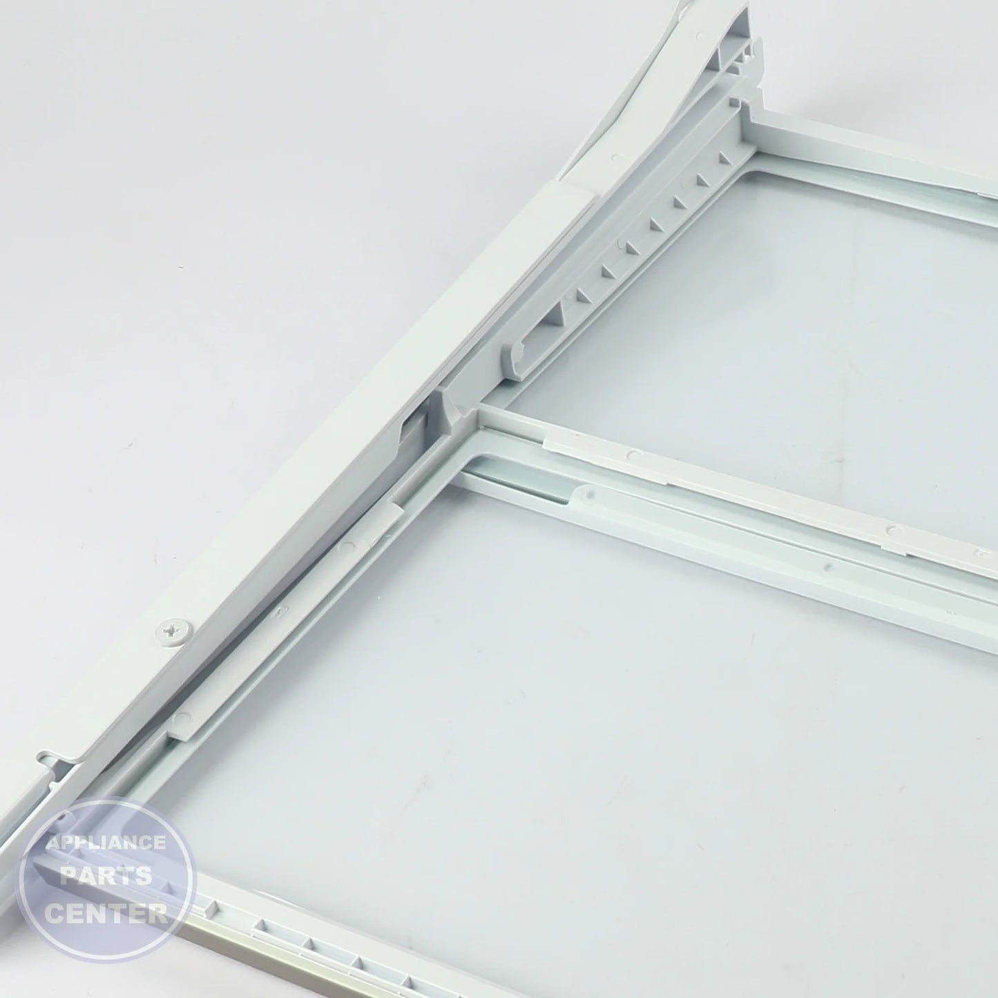 GEH QUICKSPACE SHELF - WHITE WR32X31963 - Installation in GEH model showing easy mounting points