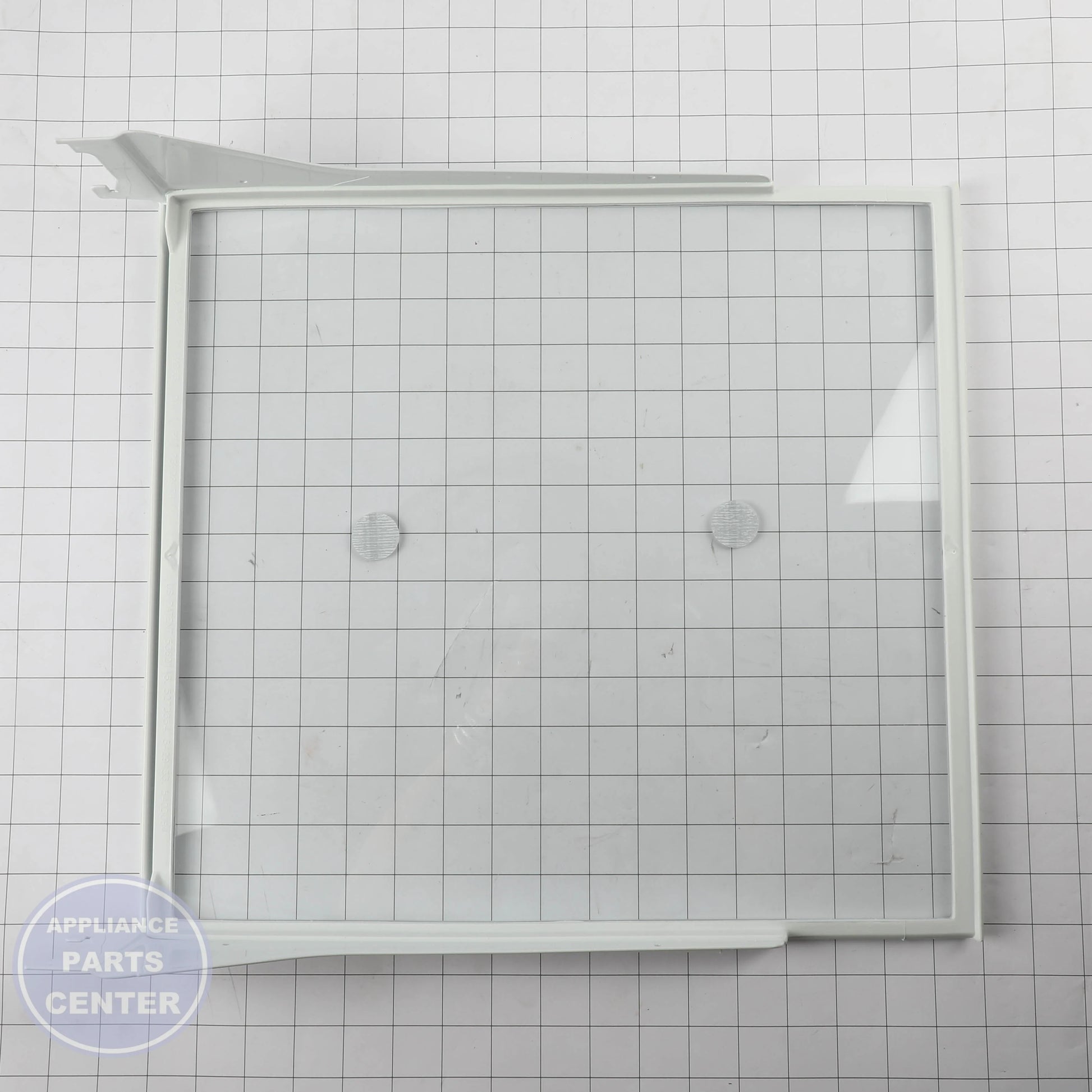 GEH REFRIGERATOR SHELF ASSEMBLY WR32X38025 - Installation in GEH Refrigerator showing easy mounting points