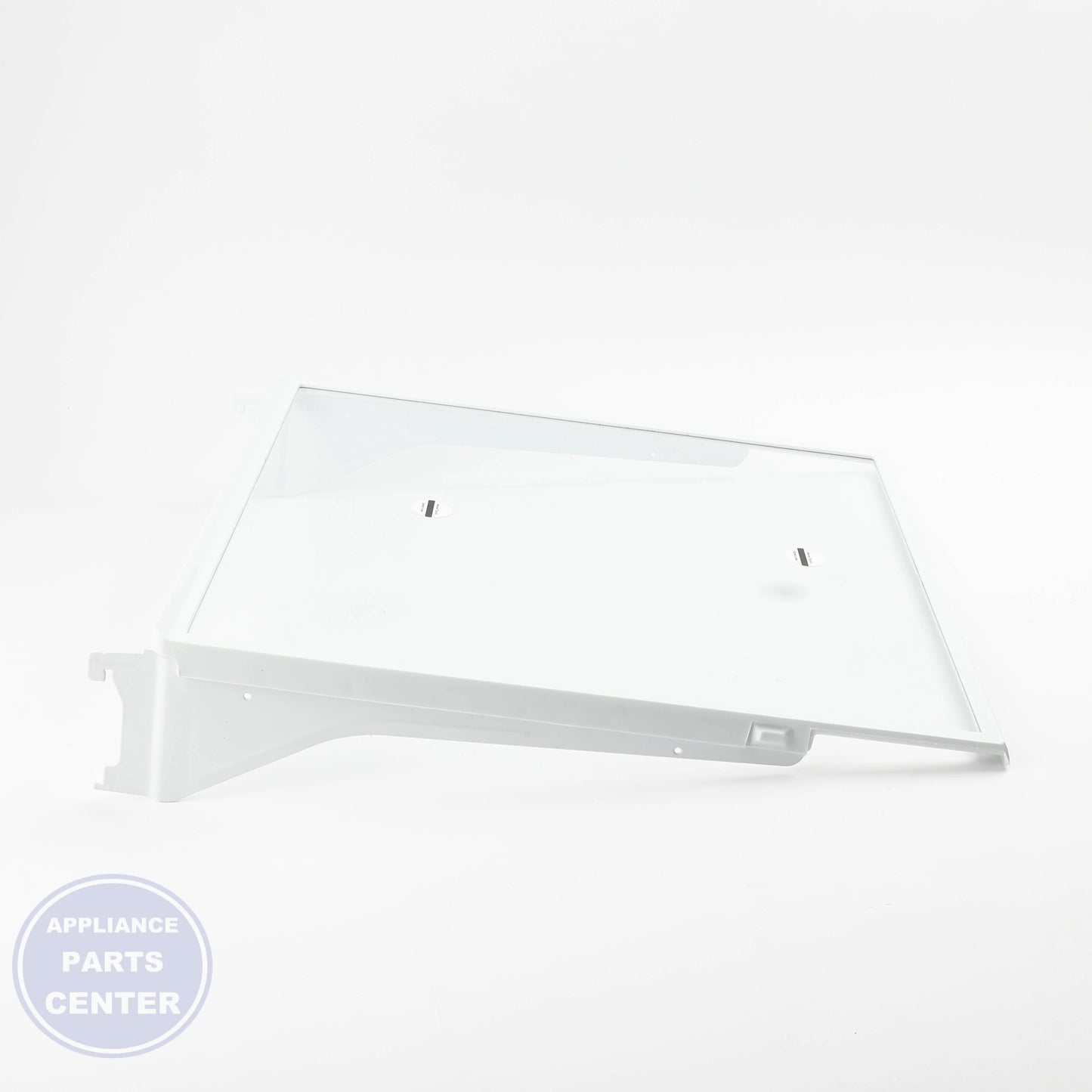 REFRIGERATOR SHELF ASSEMBLY WR32X38026 - Side view with 20 lbs weight capacity