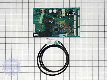 GE REFRIGERATOR MAIN ELECTRONIC CONTROL BOARD WR49X10152 - Detailed view of energy-efficient electronics