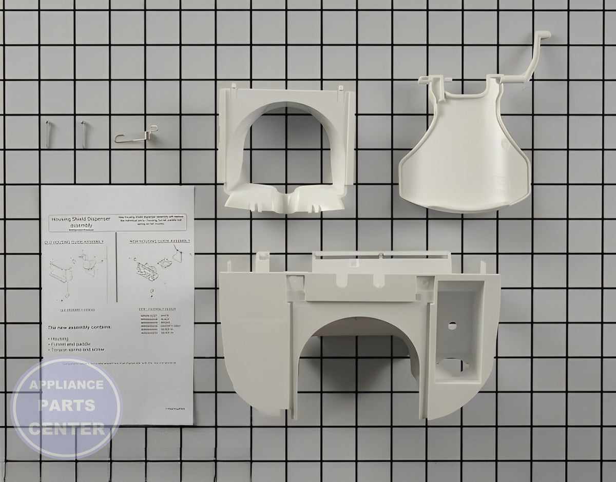 Dispenser Housing WR49X10227 - Detailed view of high-quality technical details