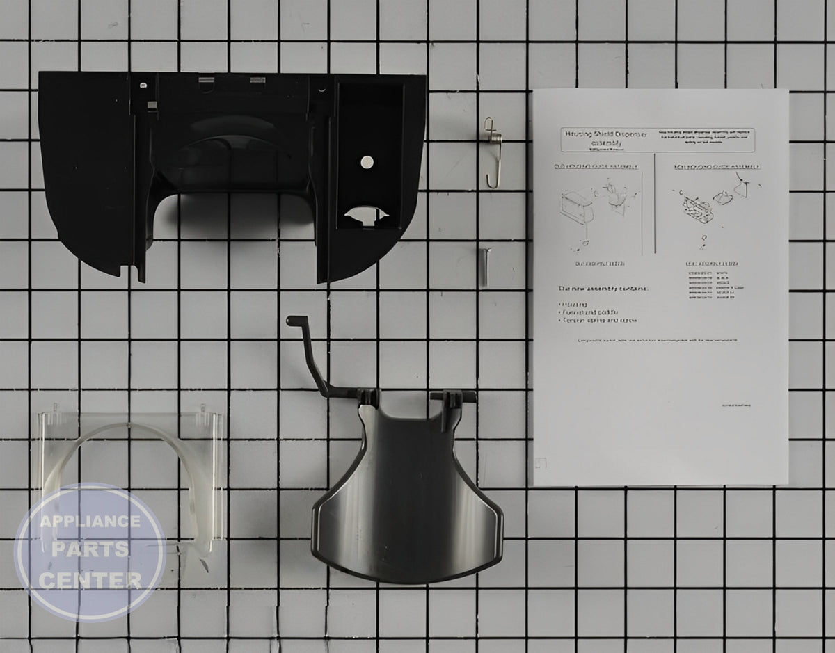 GE DISPENSER SHIELD HOUSING KIT WR49X10228 - Main view showing dispenser shield for GEN Refrigerators