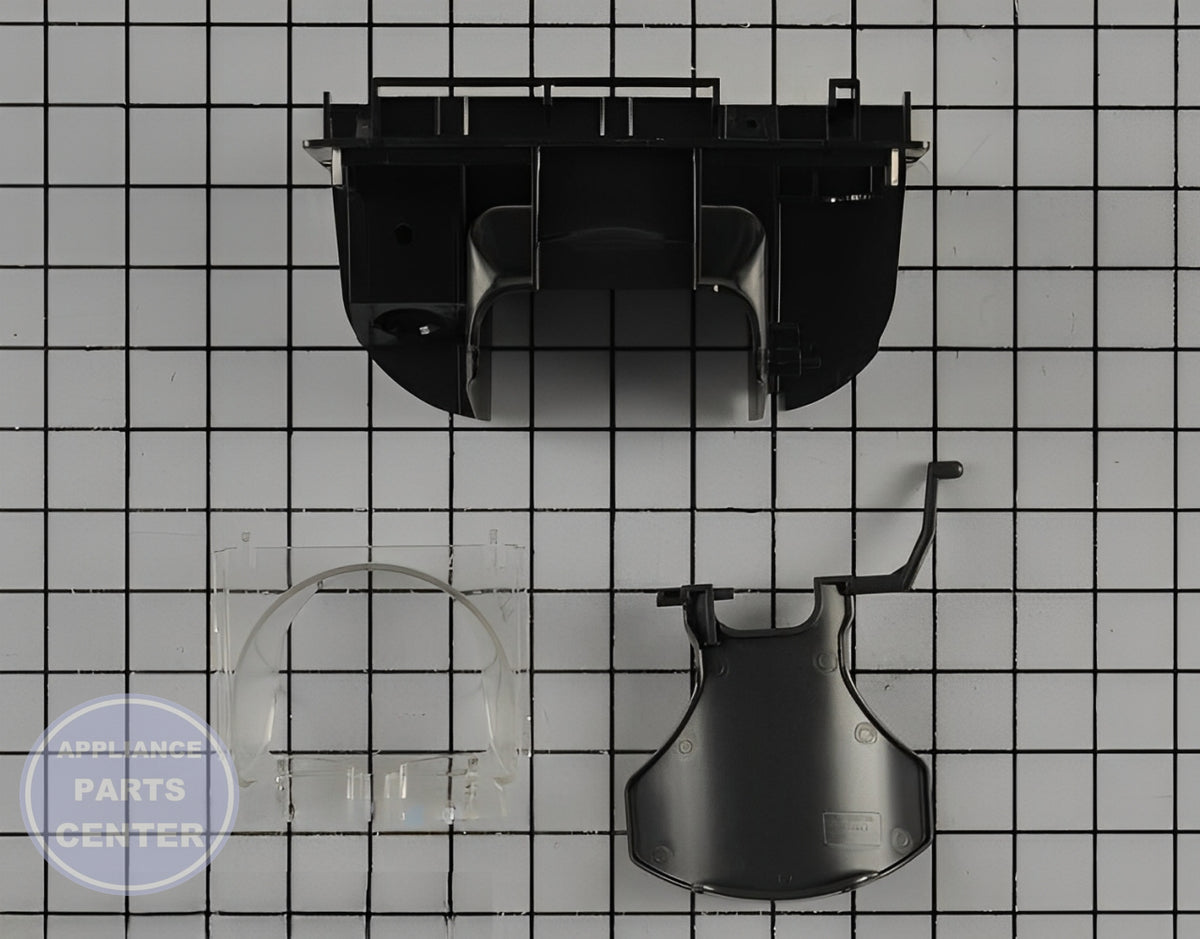 GE DISPENSER SHIELD HOUSING KIT WR49X10228 - Detailed view of dispenser shield technical details
