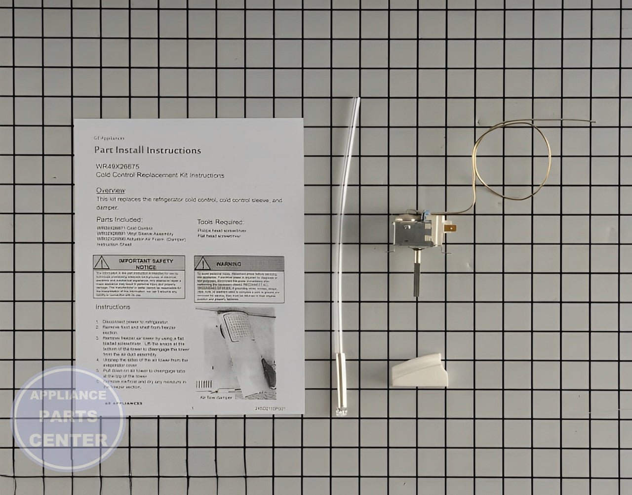 GE REFRIGERATOR COLD CONTROL SERVICE KIT WR49X26875 - Main view showing precise temperature control for GE Refrigerator models