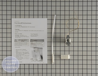 GE REFRIGERATOR COLD CONTROL SERVICE KIT WR49X26875 - Installation in GE Refrigerator showcasing key mounting points