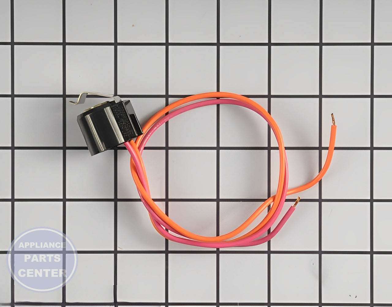 GE REFRIGERATOR DEFROST THERMOSTAT WR50X10108 - Main view showing temperature control for specific models