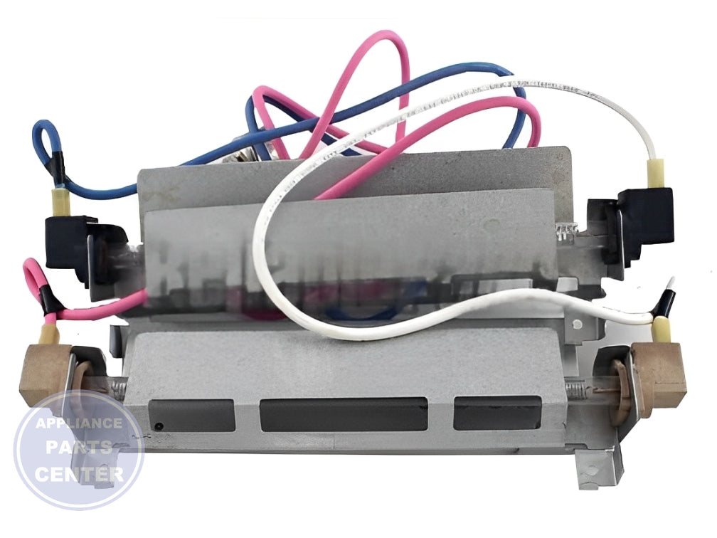 GE REFRIGERATOR DEFROST HEATER ASSEMBLY WR51X442 - Installation in GE specific model showing key mounting points