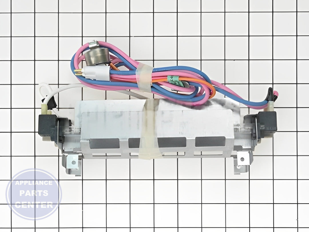 GE REFRIGERATOR DEFROST HEATER ASSEMBLY WR51X442 - Installation in GE specific model showing key mounting points