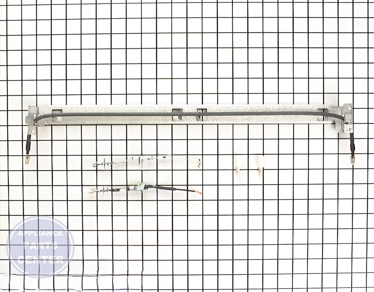 GE Defrost Heater Assembly WR51X464 - Main view showing efficient defrosting for GE, Kenmore, RCA models