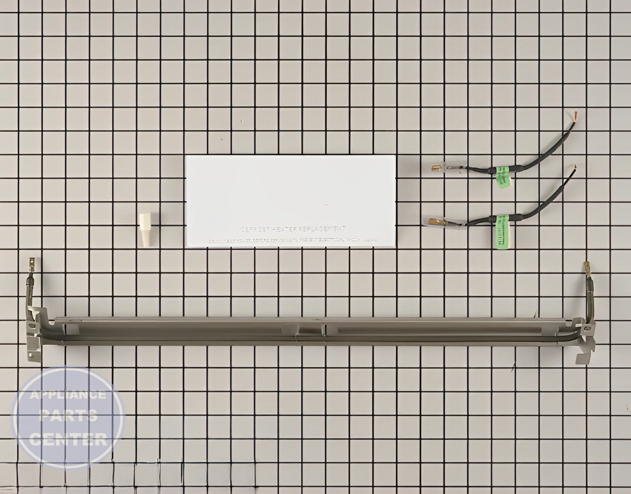 GE REFRIGERATOR 21 1/2" LONG DEFROST HEATER WR51X465 - Main view showing heating element for various GE models