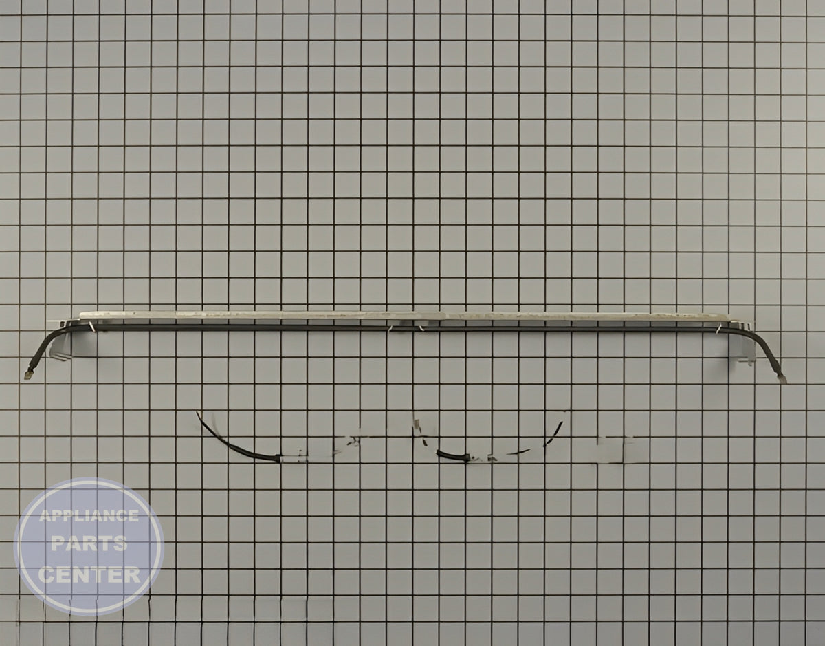 Defrost Heater Assembly WR51X466 - Side view with precise dimensions