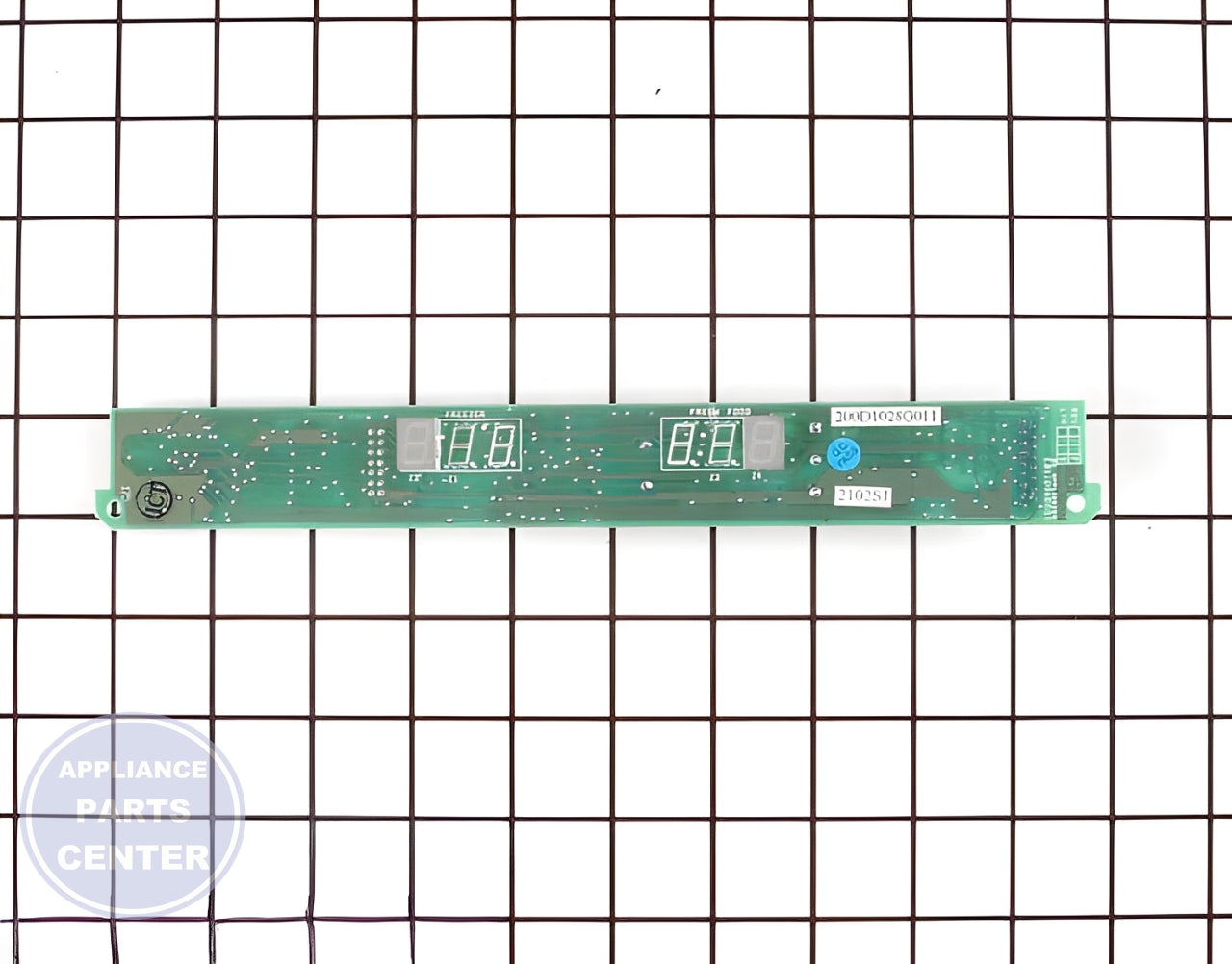 GE User Control and Display Board WR55X10172 - Main view showing temperature control for GE Profile models