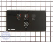 GE Hotpoint Dispenser Control Board WR55X10455 - Main view showing water and ice dispensing control for GE and Hotpoint models