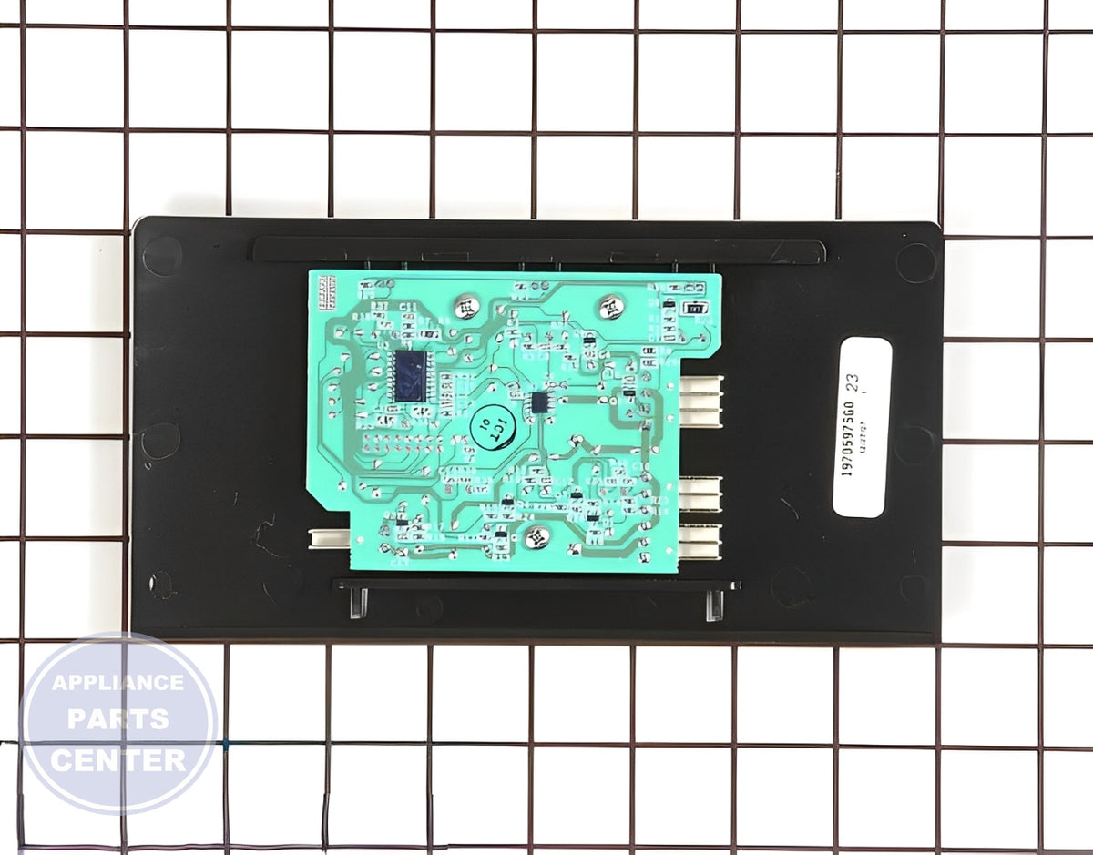 Dispenser Control Board WR55X10455 - Detailed view of timer and circuit board specifications