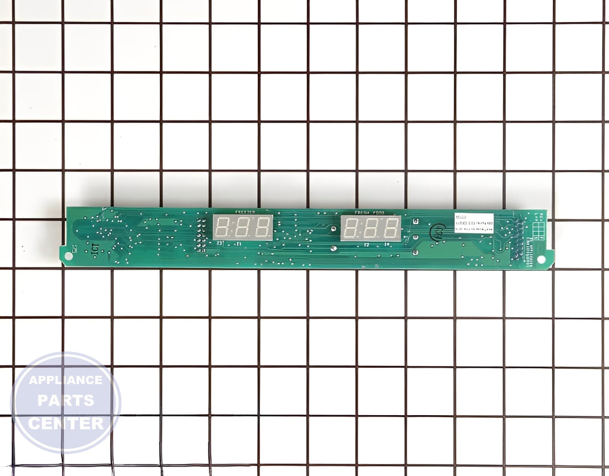 GE User Control and Display Board WR55X10522 - Main view showing temperature regulation for GE models