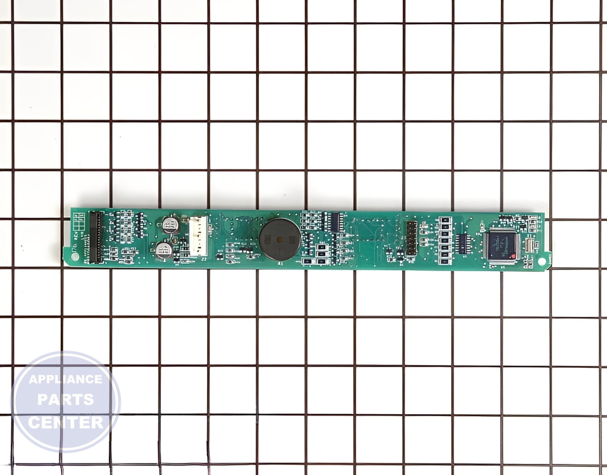 User Control and Display Board WR55X10522 - Detailed view of circuit board and timer details