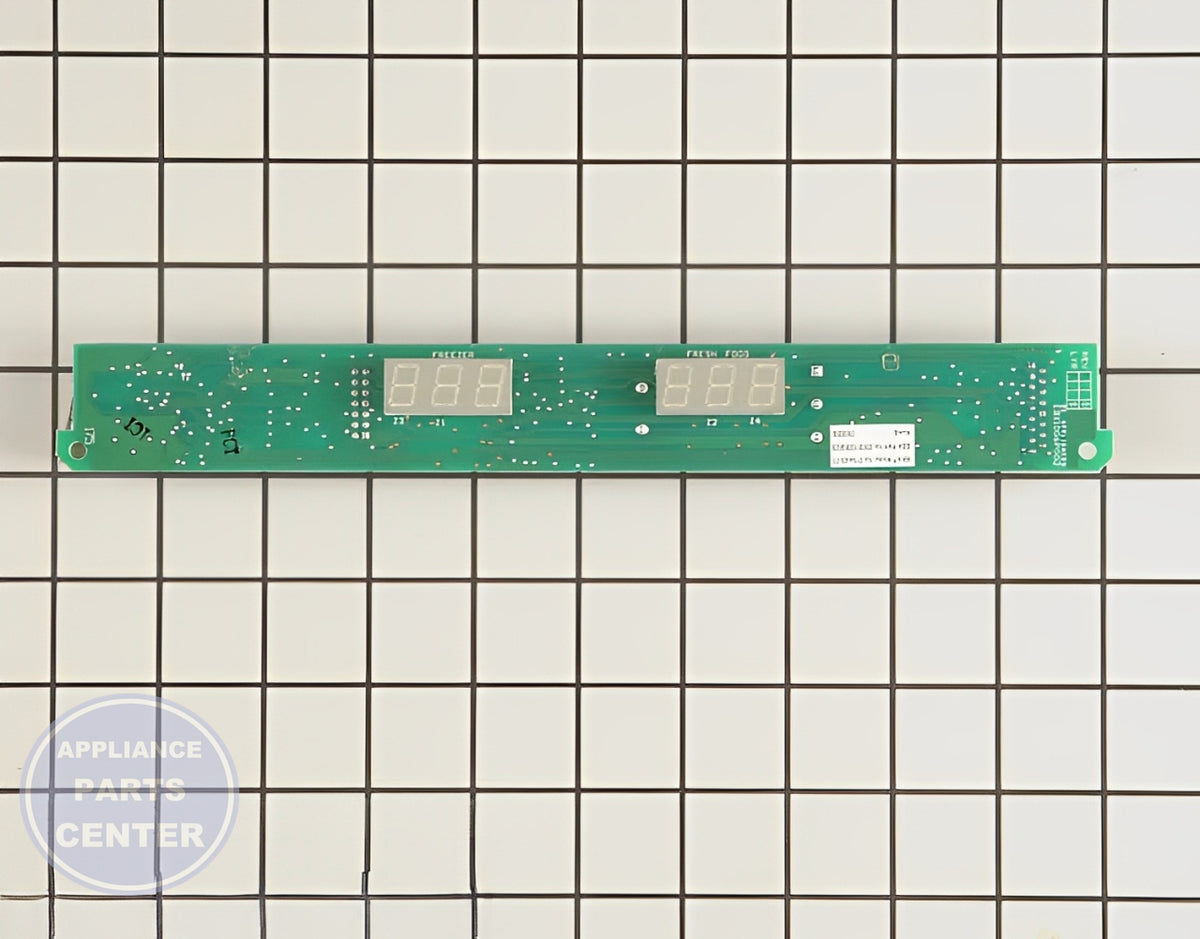 GE User Control and Display Board WR55X10684 - Main view showing precise temperature control for GE Refrigerator models