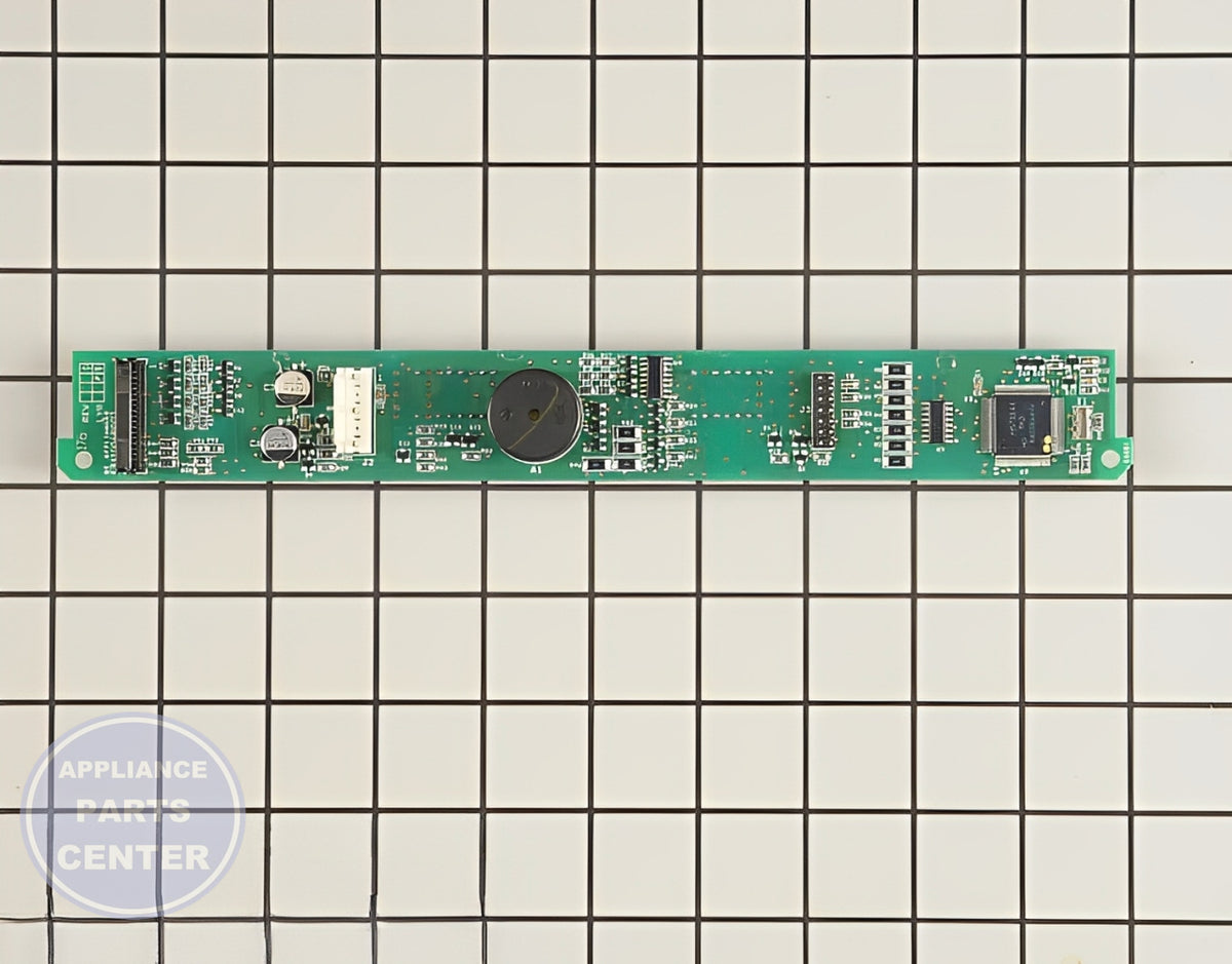 User Control and Display Board WR55X10684 - Detailed view of the circuit board and timer functions