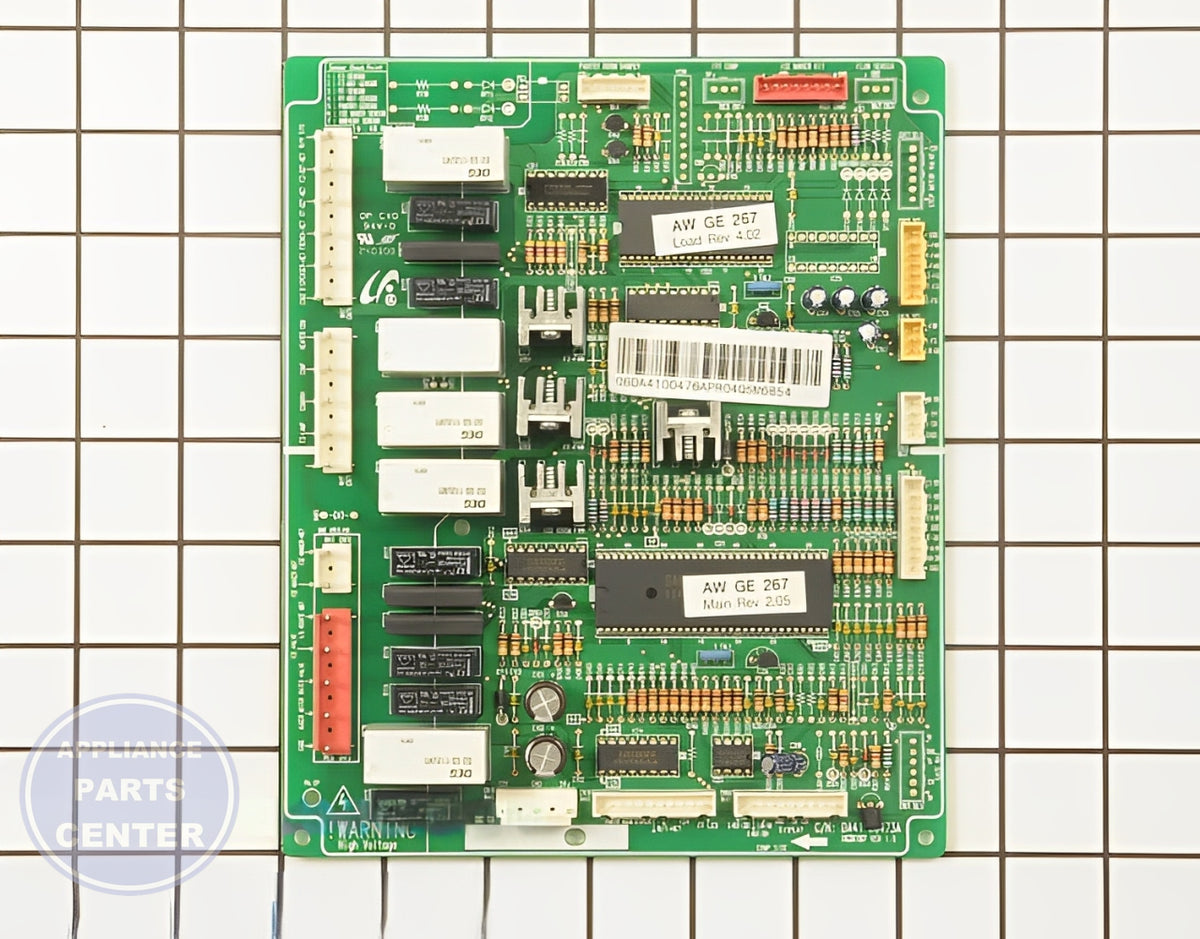 GEH MAIN CIRCUIT BOARD WR55X10763 - Main view showing component layout for specific models