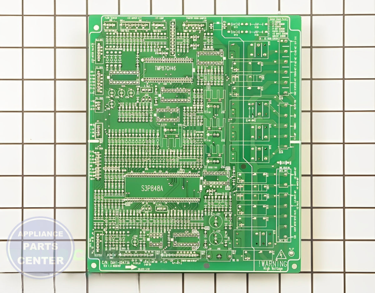 MAIN CIRCUIT BOARD WR55X10763 - Detailed view of circuit connections and technical details
