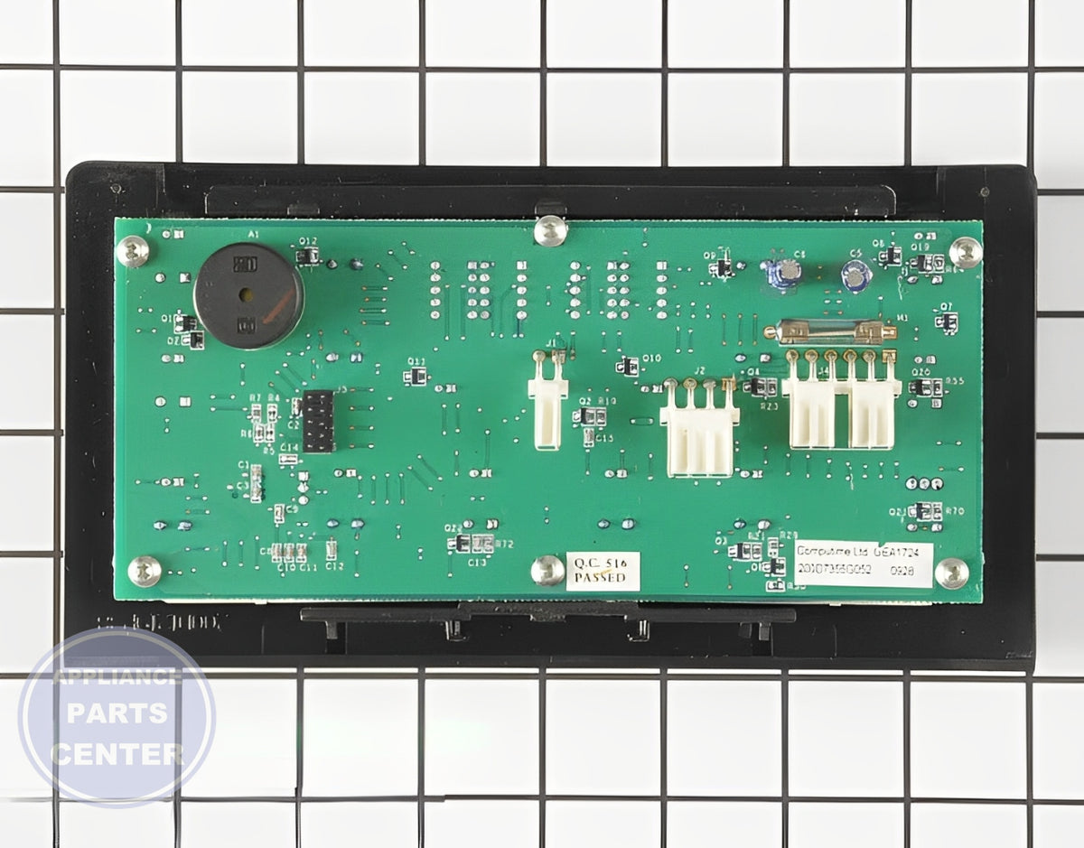 Dispenser Control Board WR55X10859 - Detailed view of Circuit Board & Timer details
